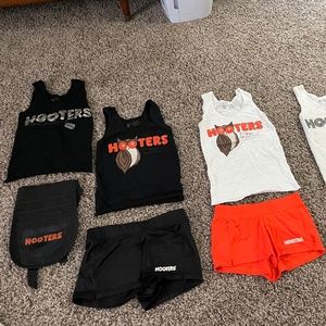 Various hooters uniforms